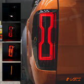 Smoked 3D Stripe Bar Full LED Tail Lights with Sequential Indicator for Ford Ranger PX T6 2011-2021 MK1 MK2 MK3 & Raptor